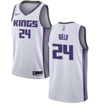 Nike Sacramento Kings #24 Buddy Hield White Youth NBA Swingman Association Edition Jersey